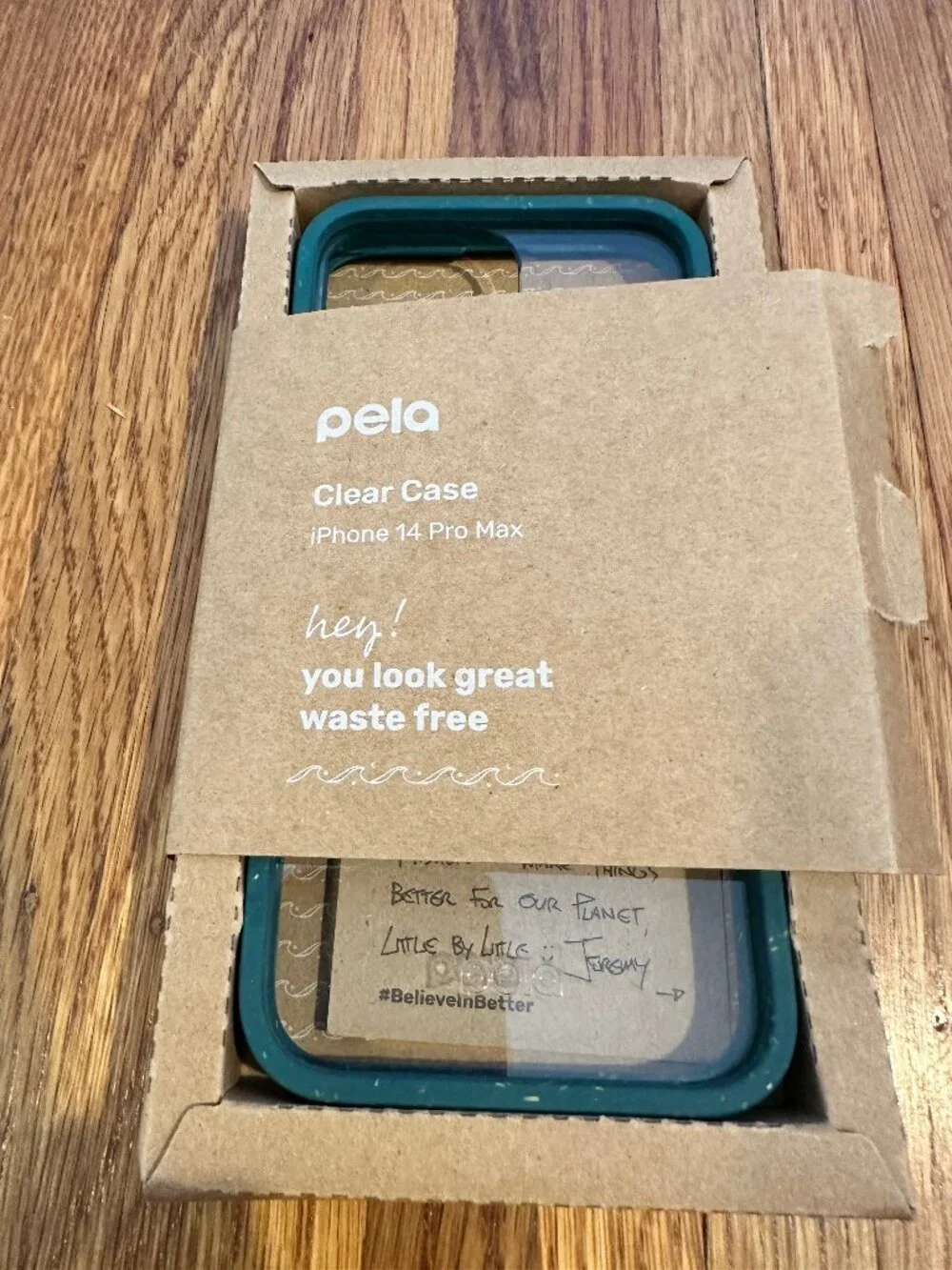 Pela Compostable Clear iPhone 14 Pro Max Case